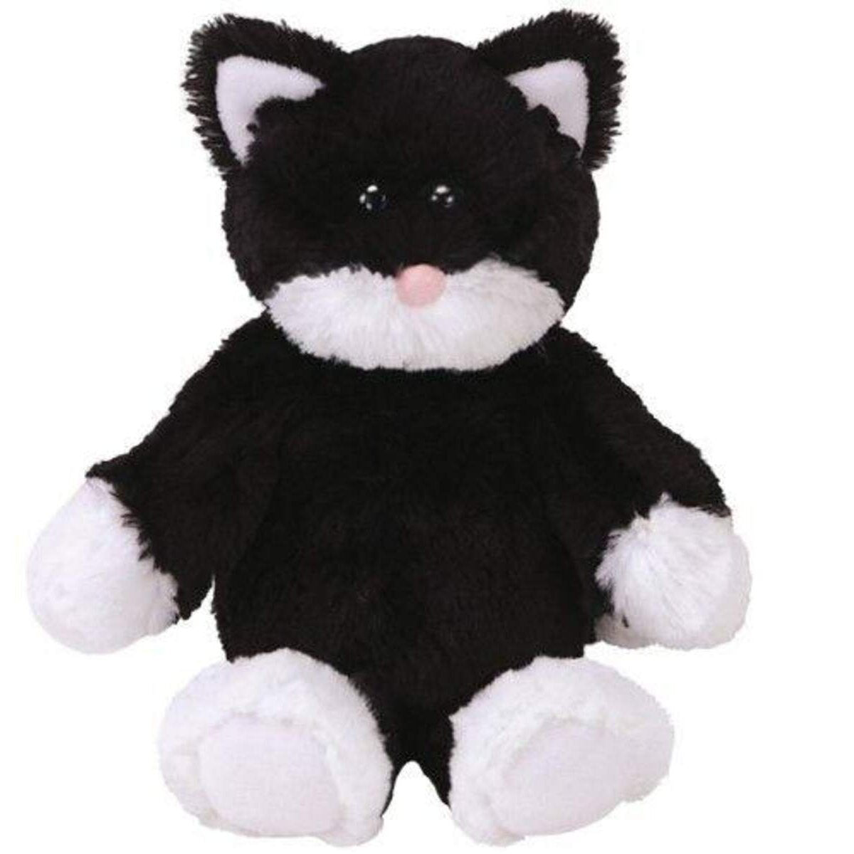 ty Beanie Classic Katze Bessie, schwarz/weiss 20cm