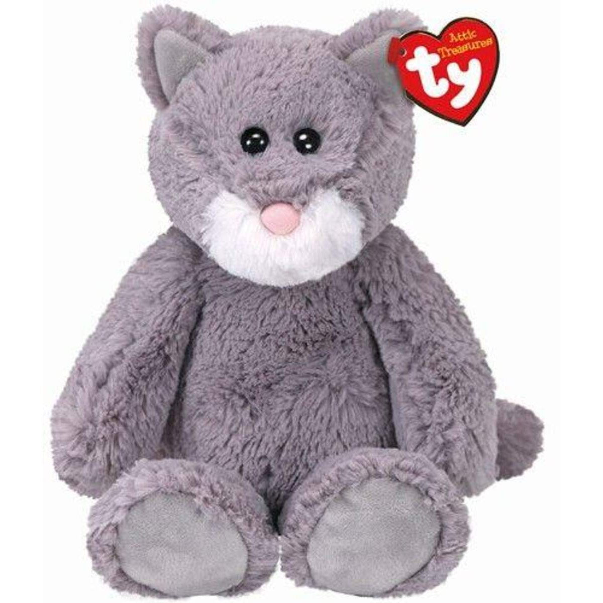 ty Beanie Classic Katze Kit, grau 33cm