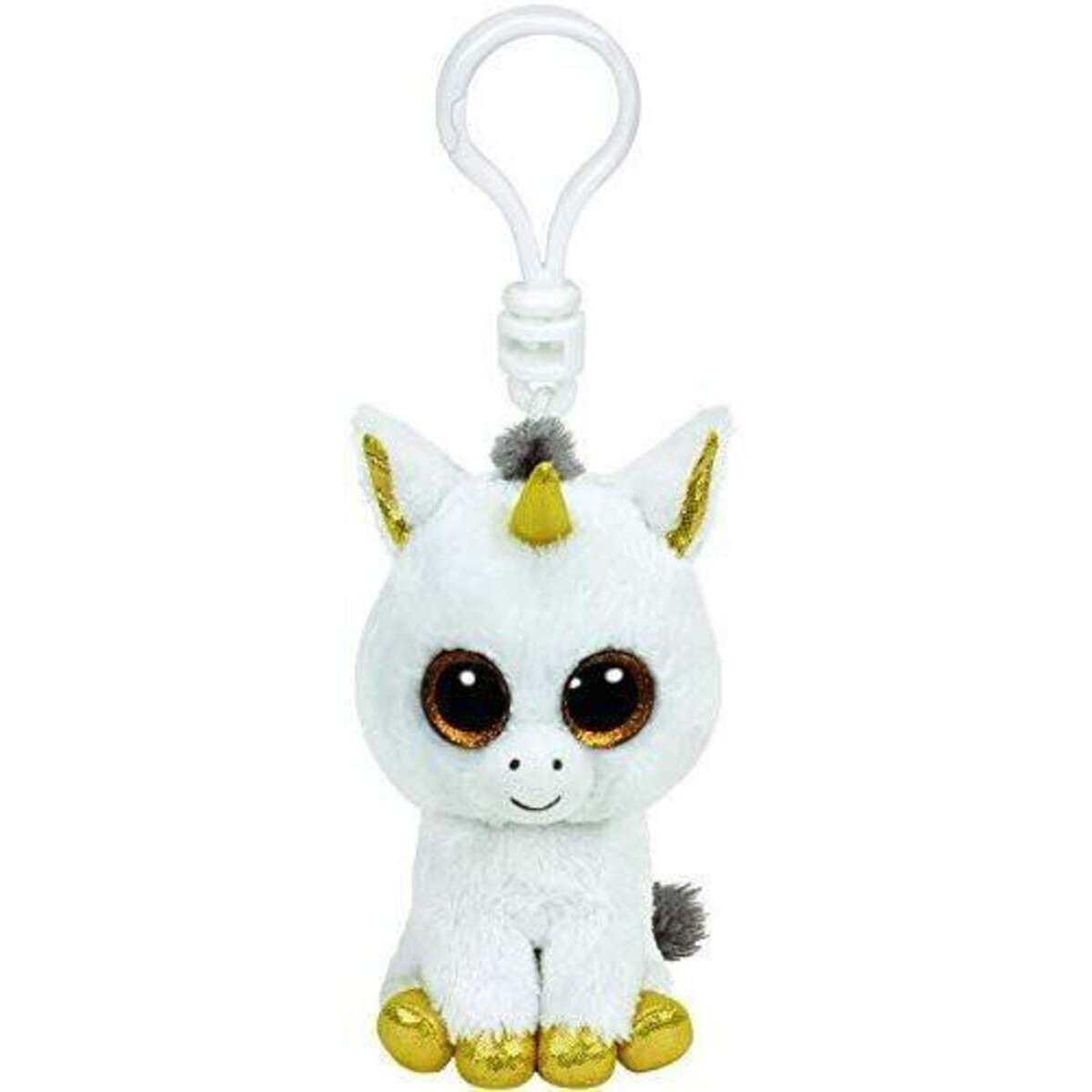 ty Flippables Clip Einhorn Pegasus weiß, ca. 8,5cm