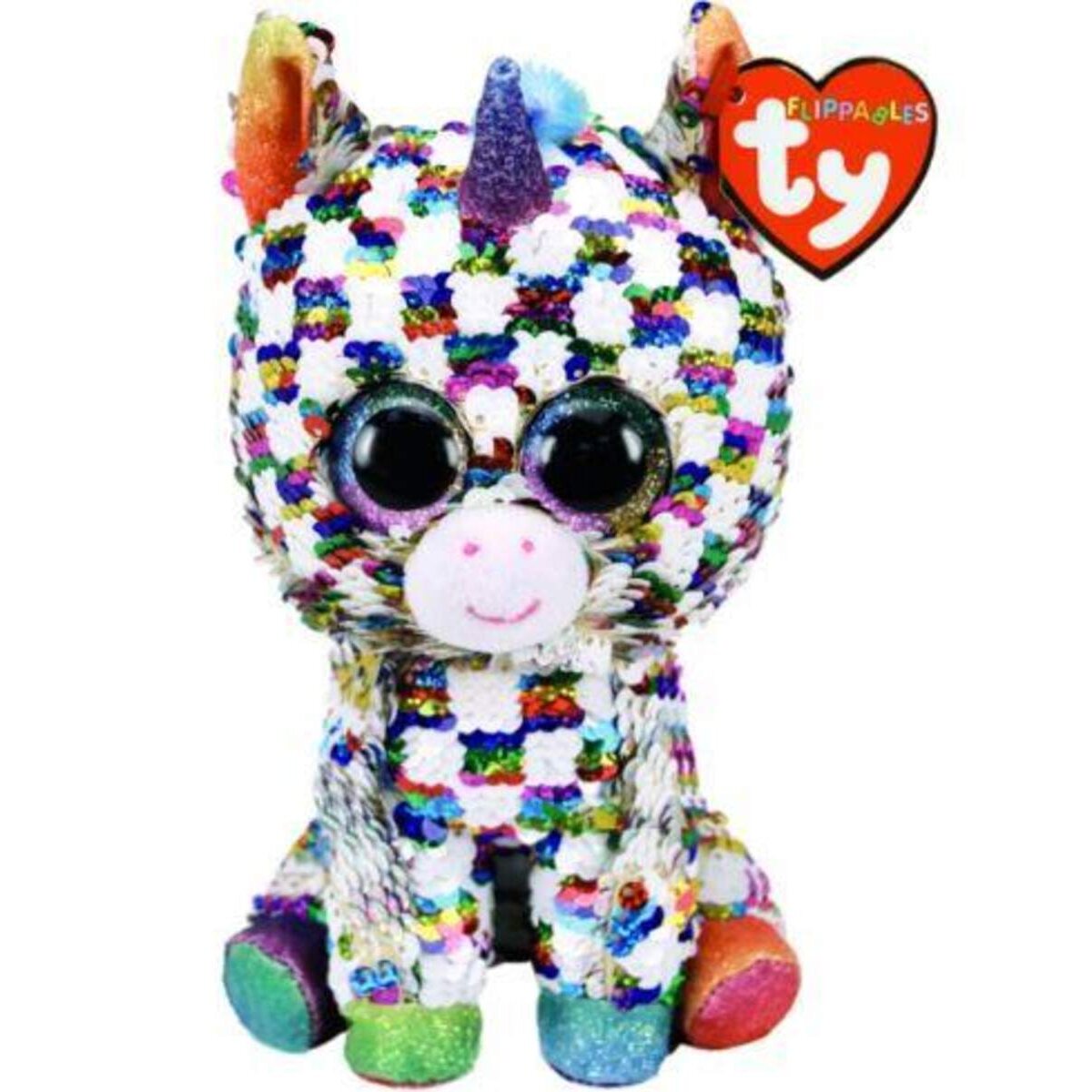 ty Flippables Einhorn Cosmo, 15cm, mit Wendepailletten