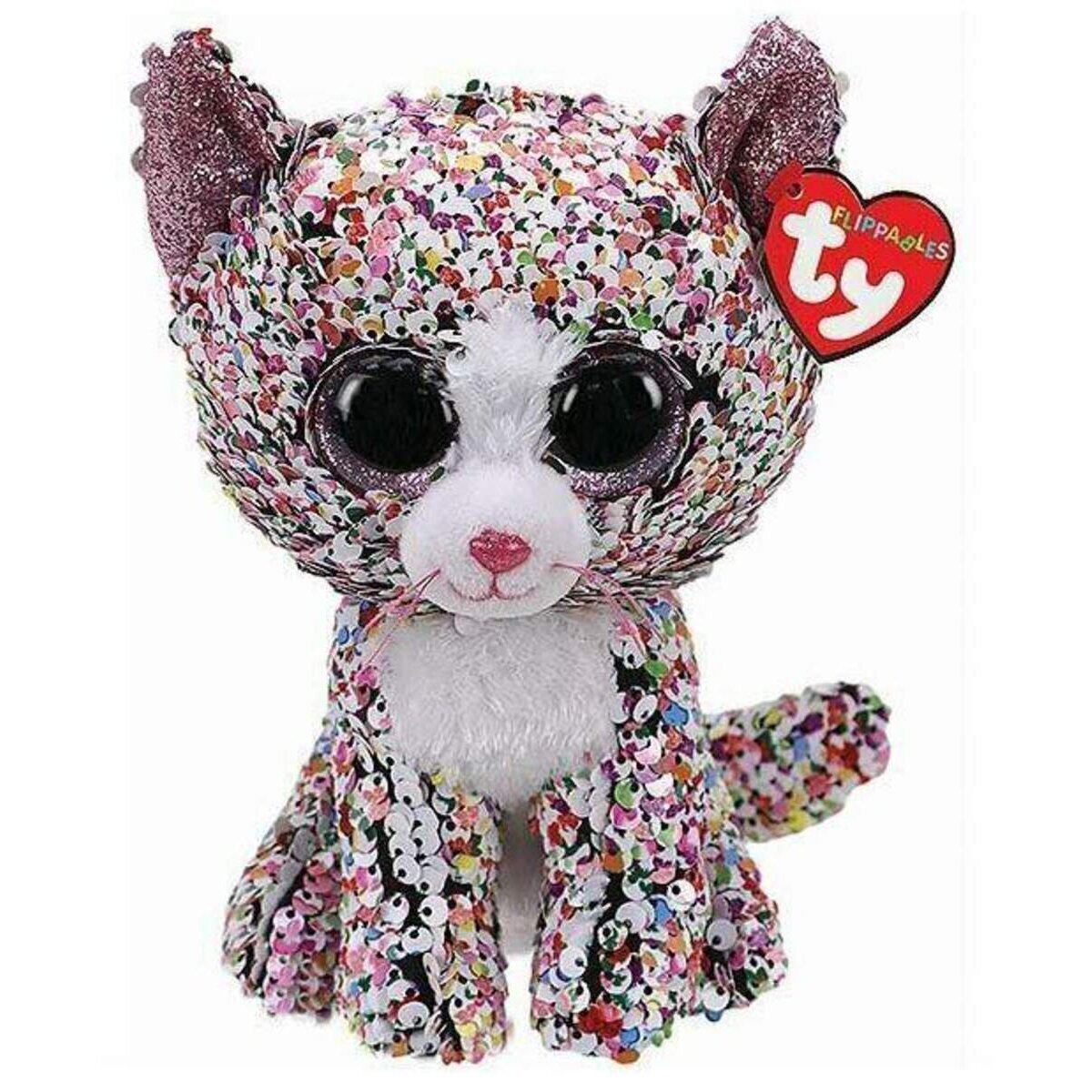 ty Flippables Katze Confetti, 24cm, mit Wendepailletten
