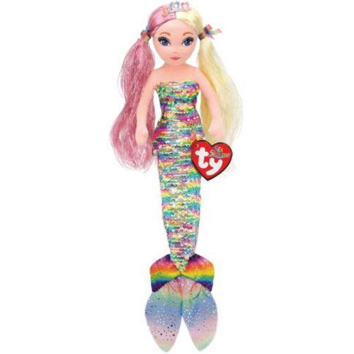 ty Flippables Meerjungfrau Sea Sequin Anastasia, rainbow, 46cm