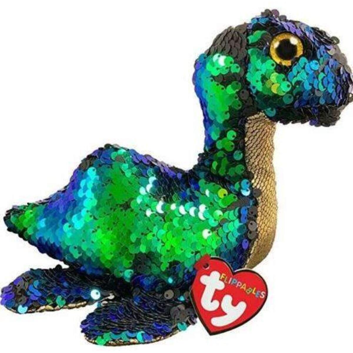 ty Flippables Monster Nessie, 15cm mit Wendepailletten