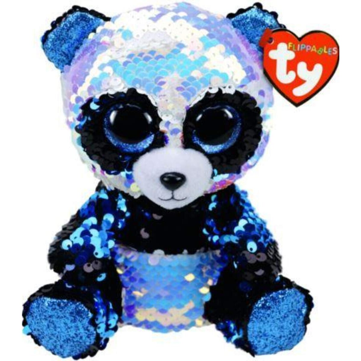 ty Flippables Panda Bamboo, 15cm, mit Wendepailletten