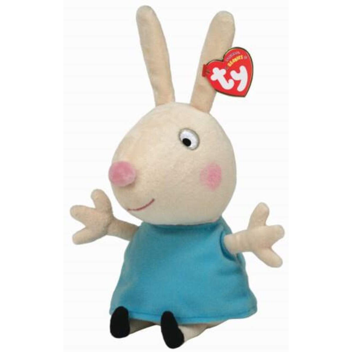 ty Peppa Pig World Plüsch Rebecca Rabbit, 15 cm