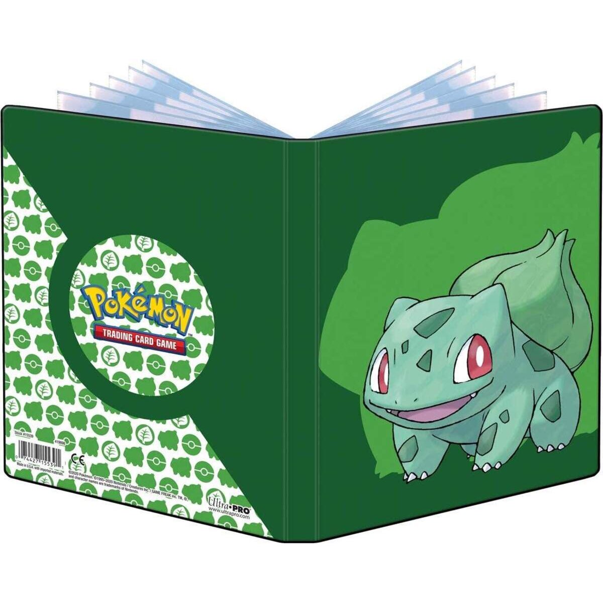 Ultra Pro 4 Pocket Portfolio-Pokemon Bulbasaur / Bisasam