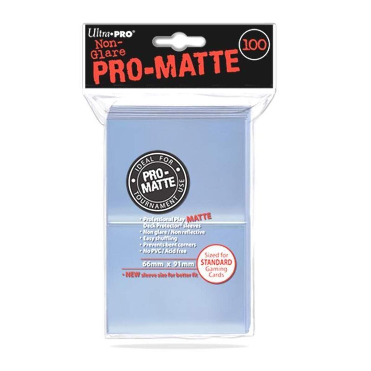 Ultra Pro Clear Pro-Matte Sleeves / Schutzhüllen, 100 Stück