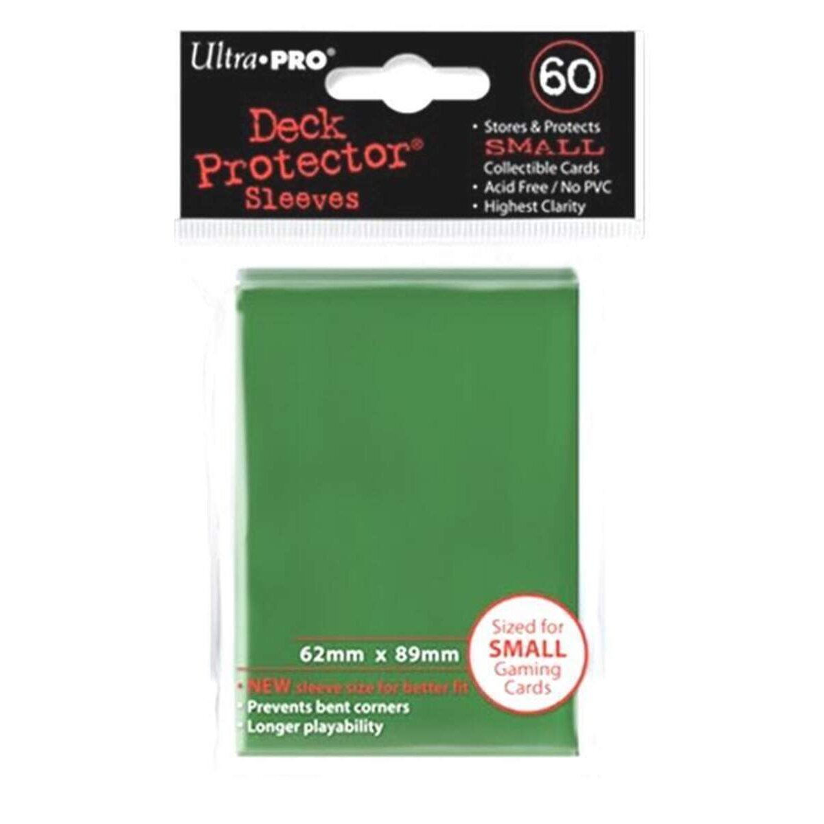 Ultra Pro Green Protector Hüllen, small, 60 Stück