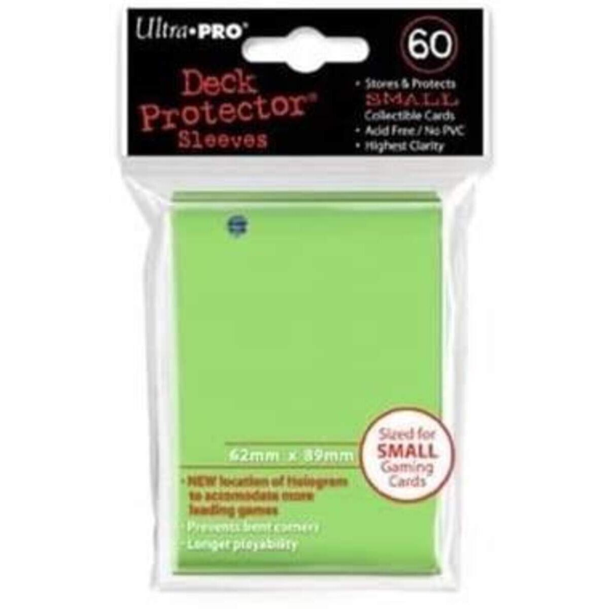 Ultra Pro Hüllen small, grün, 60 Stück