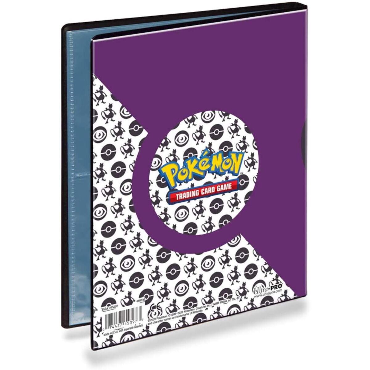 Ultra Pro Pokemon Mewtwo 9-Pocket Portfolio, lila