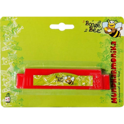 Vedes Boogie Bee Mundharmonika, 12 Noten, rot