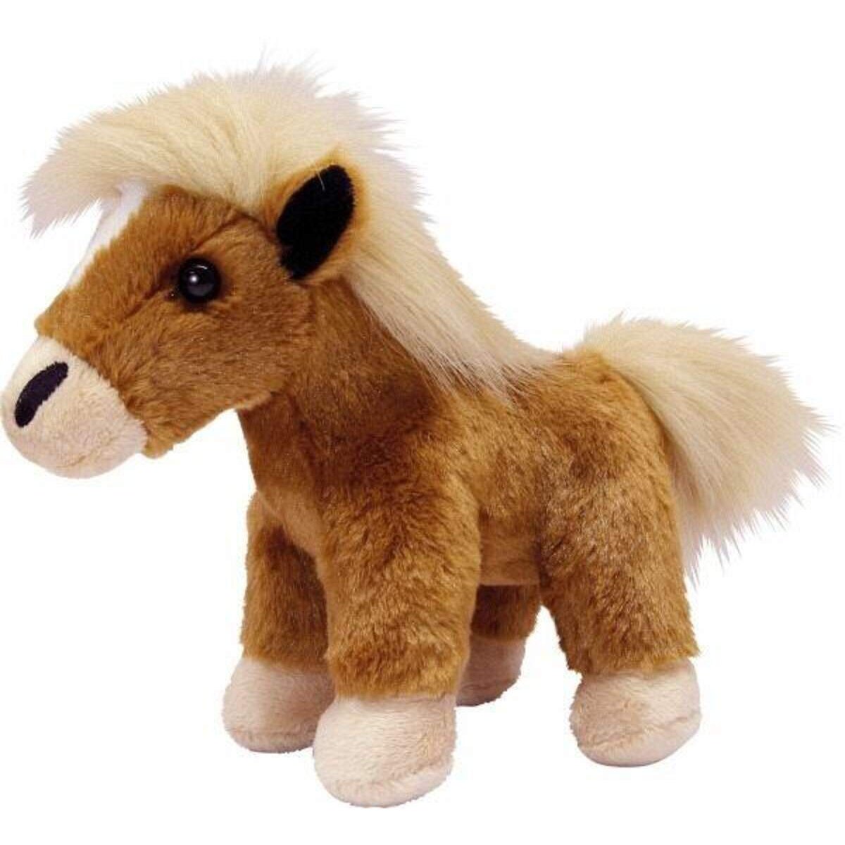 Vedes Plüschpferd mit Goldmähne, 20cm