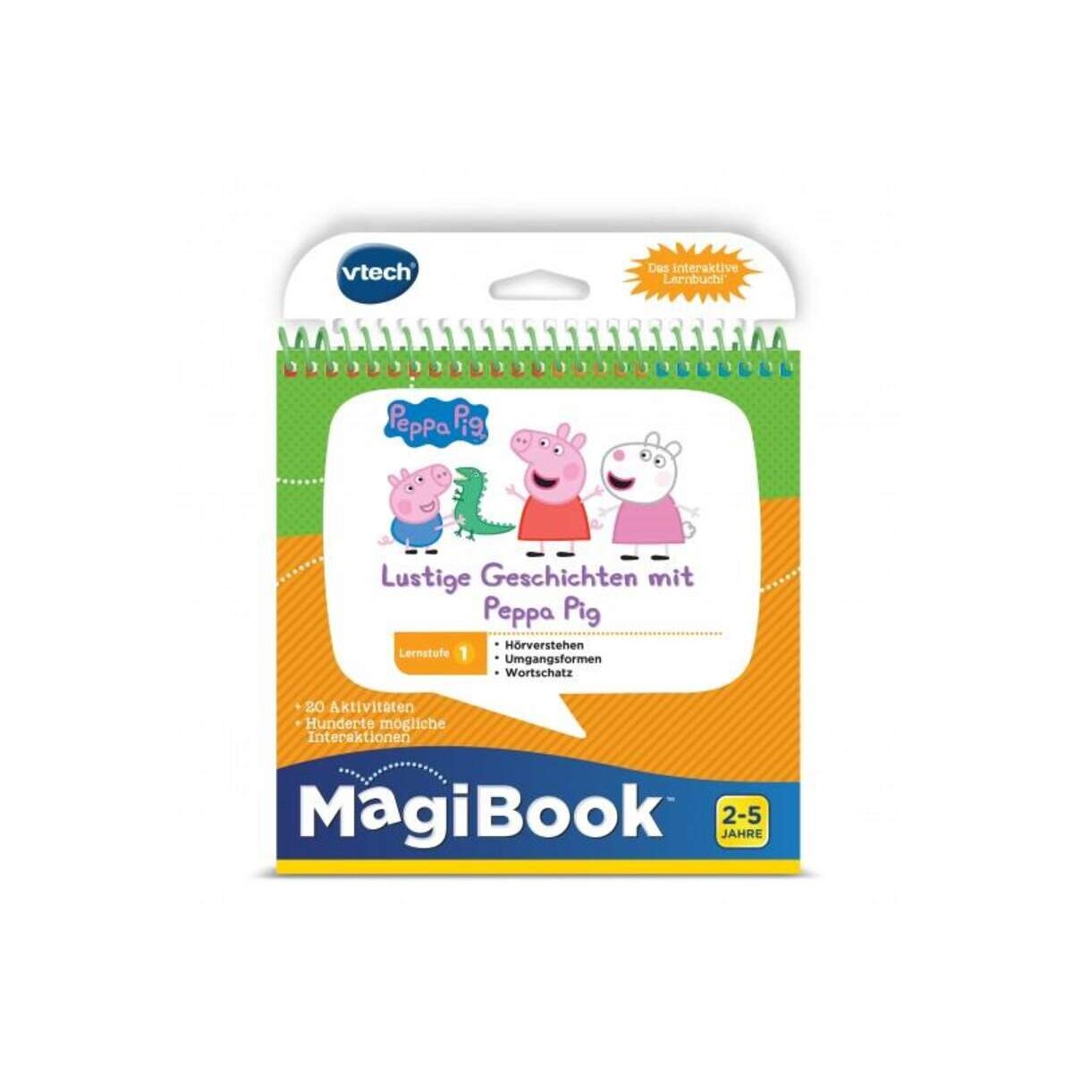 VTech Magi Book Lernstufe 1: Lustige Geschichten mit Peppa Pig 3D