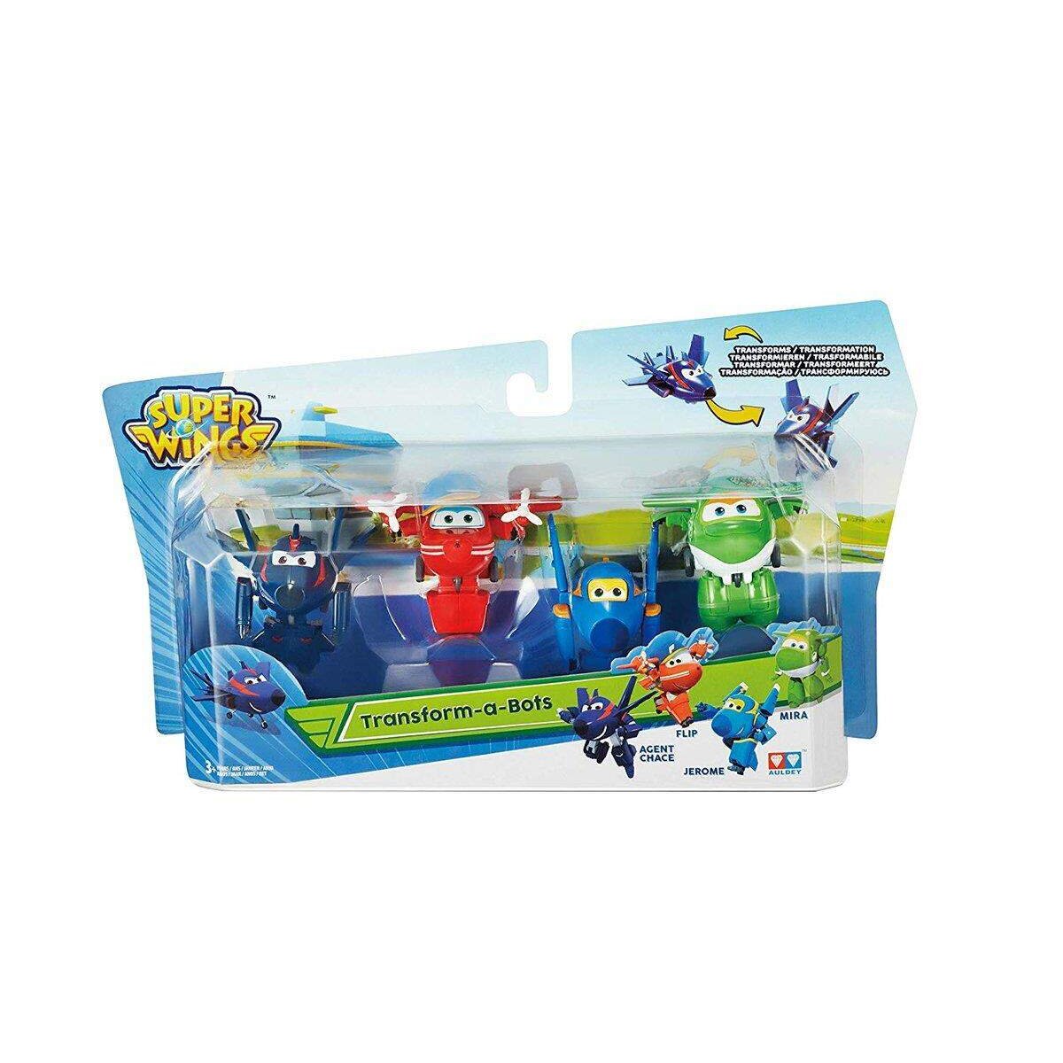 Waiky Super Wings Transform-a-Bots 4er Set