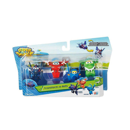 Waiky Super Wings Transform-a-Bots 4er Set