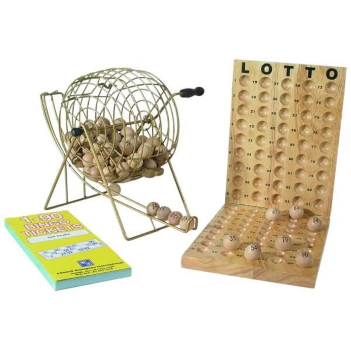 Weible Spiele Bingo Set mit Metallkorb inkl. 600 Tickets