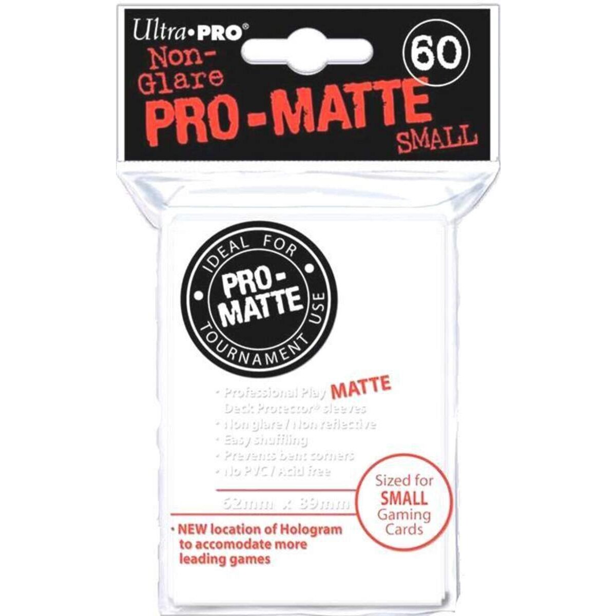 White Pro-Matte Sleeves (small)(60)