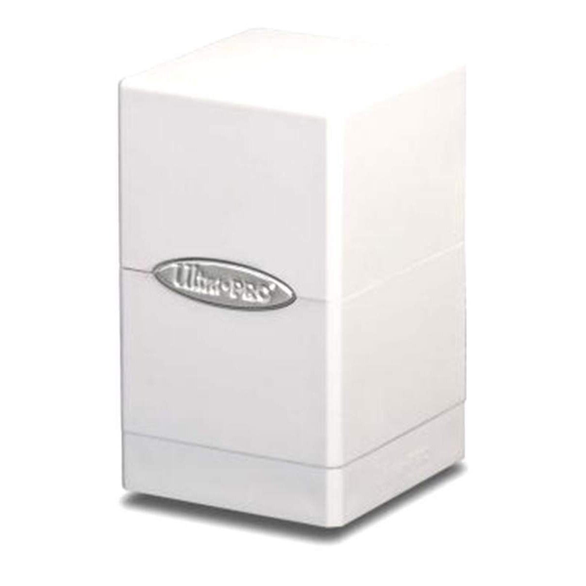 White Satin Tower Deck Box