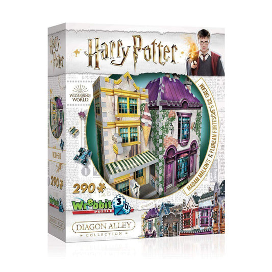 Wrebbit 3D Puzzle Harry Potter™ - Madam Malkin's™ and Florean Fortescue's Ice Cream™, 290 Teile
