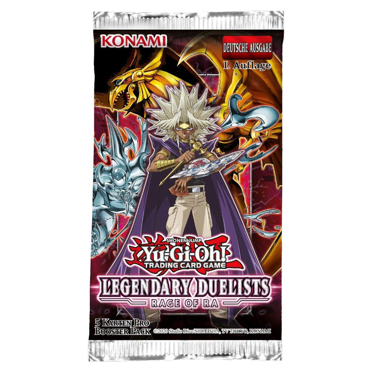 Yu-Gi-Oh! Legendary Duelists Rage of Ra, Booster 1. Auflage