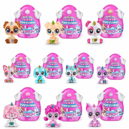 Zuru Überraschungsspielzeug Rainbocorns Pocket Puppycorn Surprise 5, sortiert