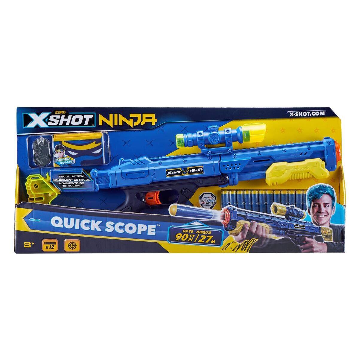 Zuru X-Shot Ninja Quick Scope inkl. 12 Darts