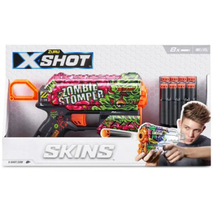 Zuru Softdart Pistole X-Shot Skins Flux Zombie Stomper