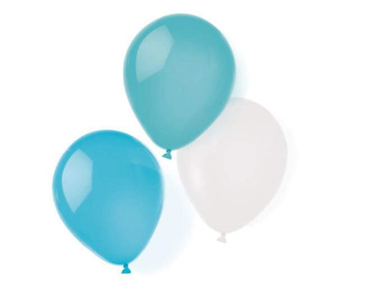 amscan 8 Latexballons Aqua Glamour