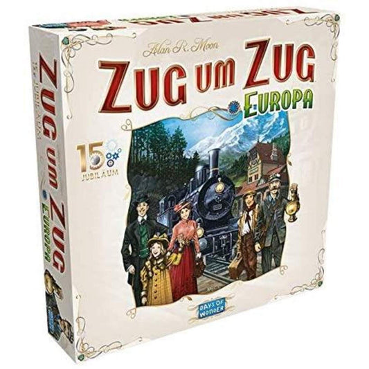 Asmodee Days of Wonder Zug um Zug Europa 15. Jubiläum