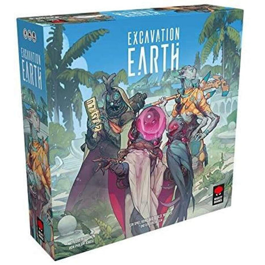 Asmodee Excavation Earth, Grundspiel, Expertenspiel, Deutsch