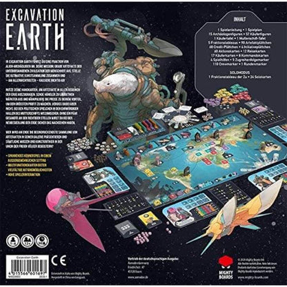 Asmodee Excavation Earth, Grundspiel, Expertenspiel, Deutsch