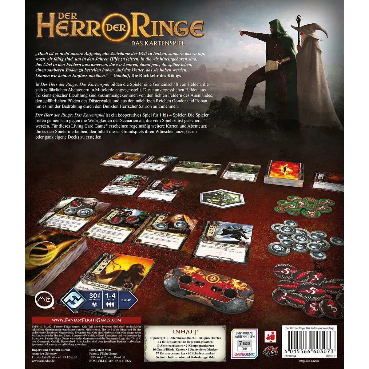 Asmodee FFG Herr der Ringe Das Kartenspiel (Neuauflage)