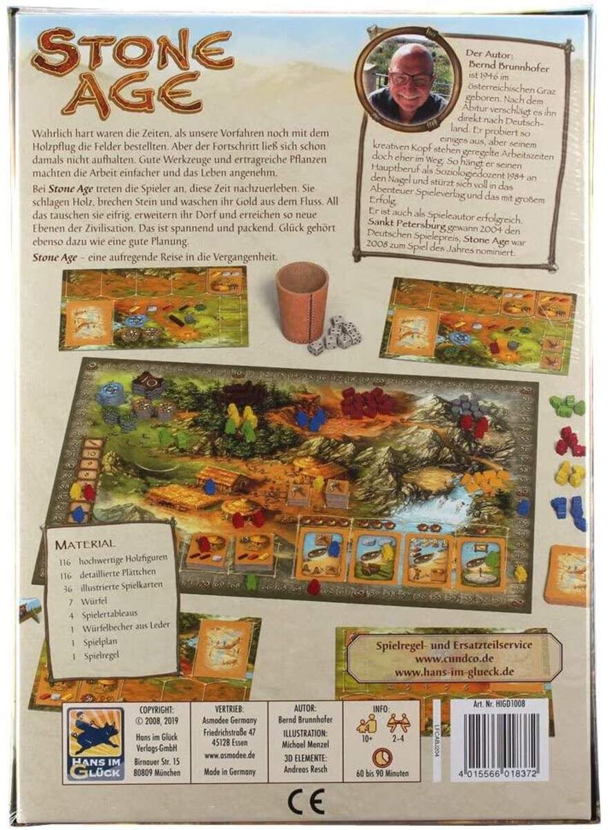 Asmodee Hans im Glück Stone Age: Das Ziel ist dein Weg Grundspiel