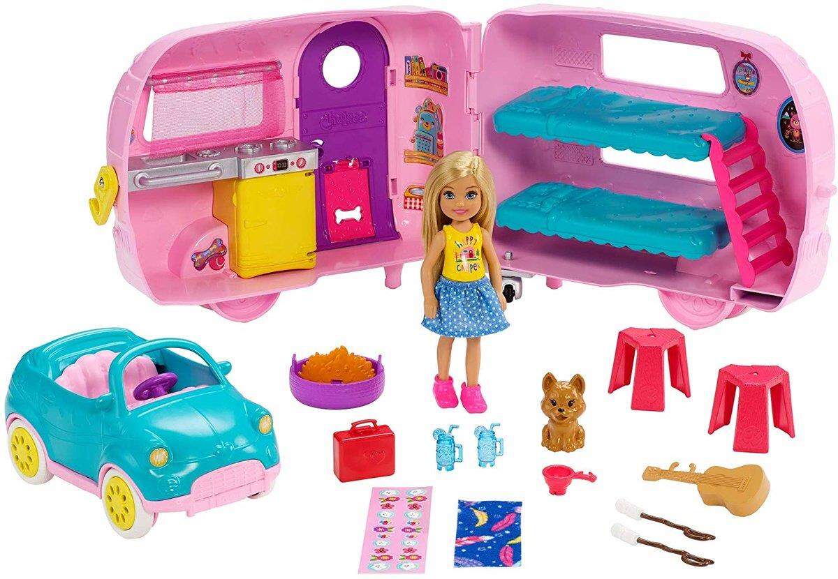 Barbie Chelsea Camper und Puppe Spielset