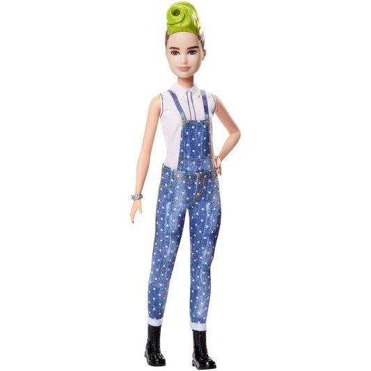 Barbie Fashionistas Puppe im Latzhosenoutfit