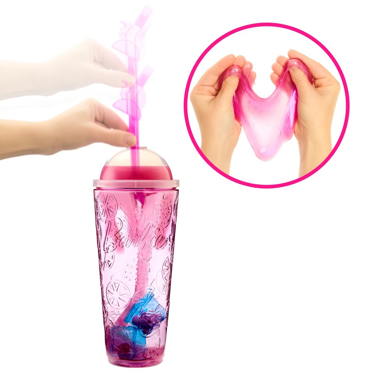 Barbie Pop! Reveal Barbie Juicy Fruits Serie - Erdbeerlimonade
