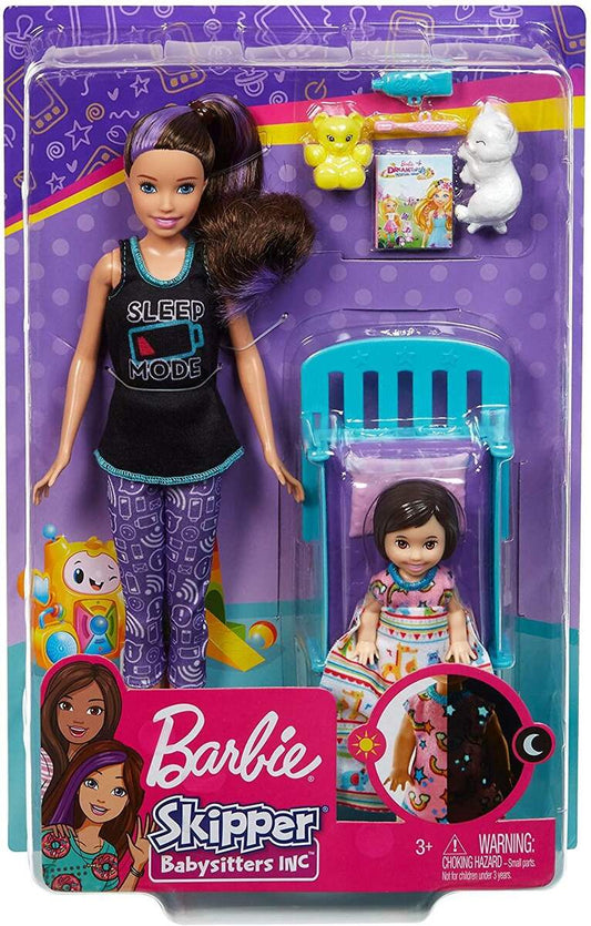 Barbie Skipper Babysitters Spielset inklusive 2 Puppen und Zubehör