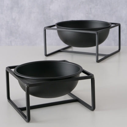 Boltze - Schale Saturn 2 tlg. Set, groß 19x10cm, klein 15x8 cm