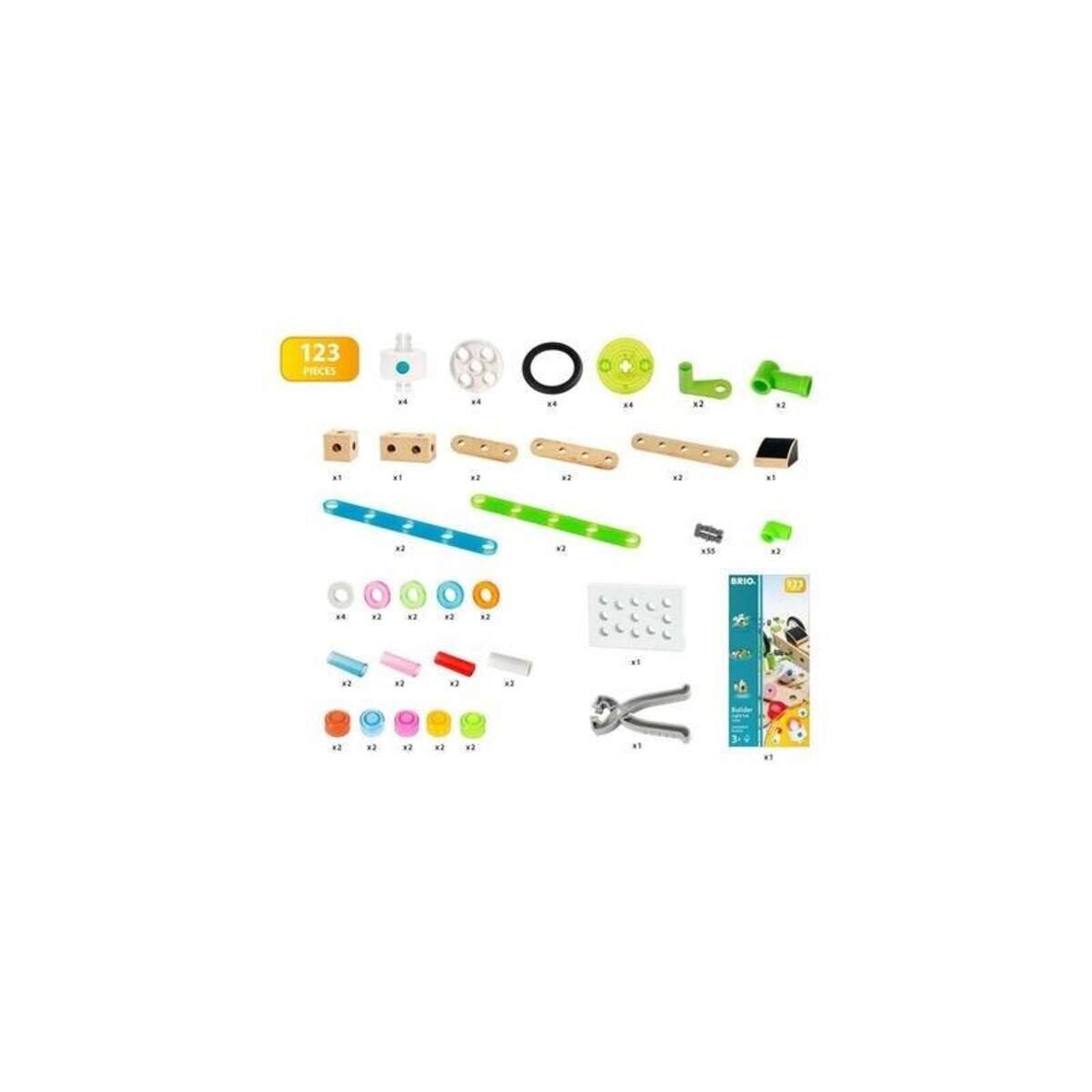 BRIO Builder Licht-Konstrukt., 120tlg
