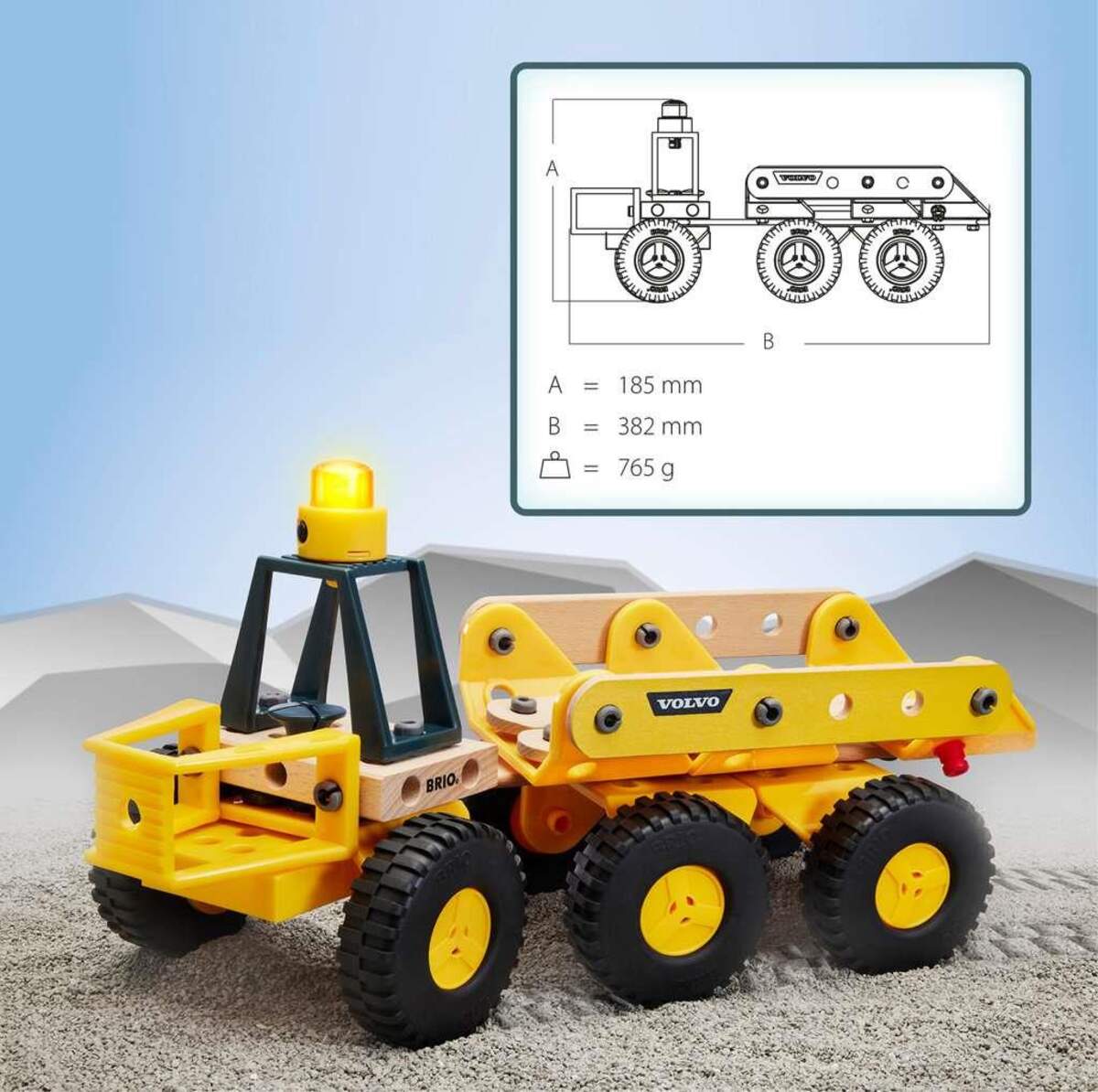 BRIO Builder Volvo Muldenkipper