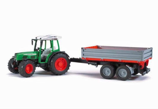 BRUDER® 2104 Fendt 209 S mit Bordwandanhänger