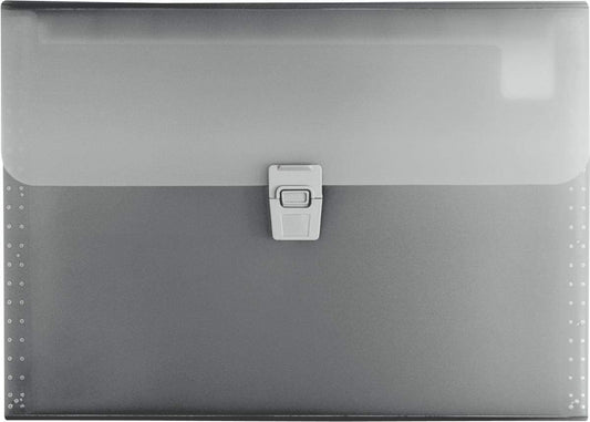 BRUNNEN Fächermappe FACT!pp, onyx, für A4, 10 Fächer, 10-teilig