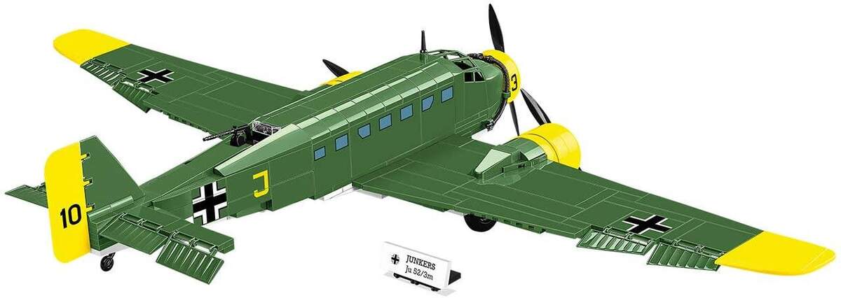 Cobi 5710 Historical Collection Junkers JU 52 / 3 M grün