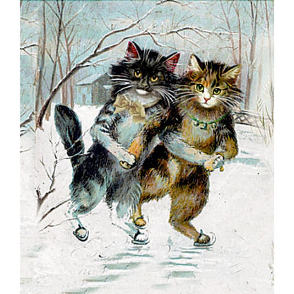 Coppenrath Katzen im Advent, Wand-Adventskalender A3-Format