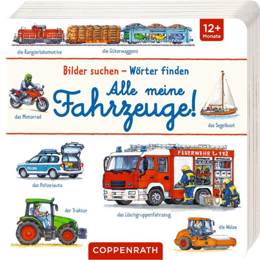 Coppenrath Verlag Bilder suchen - Wörter finden: Alle meine Fahrzeuge!
