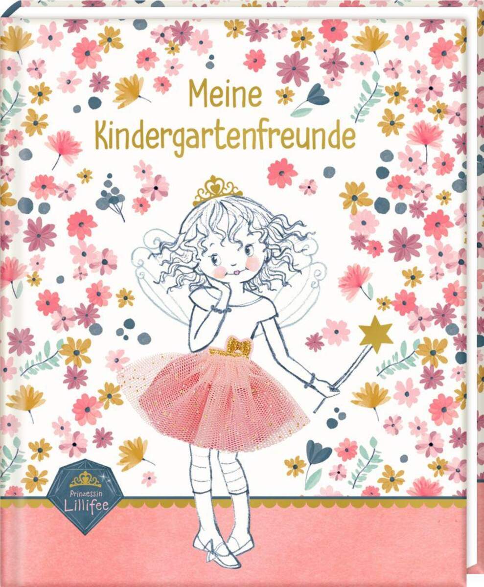 Coppenrath Verlag Freundebuch - Meine Kindergartenfreunde (Prinzessin Lillifee - Glitter & Gold)