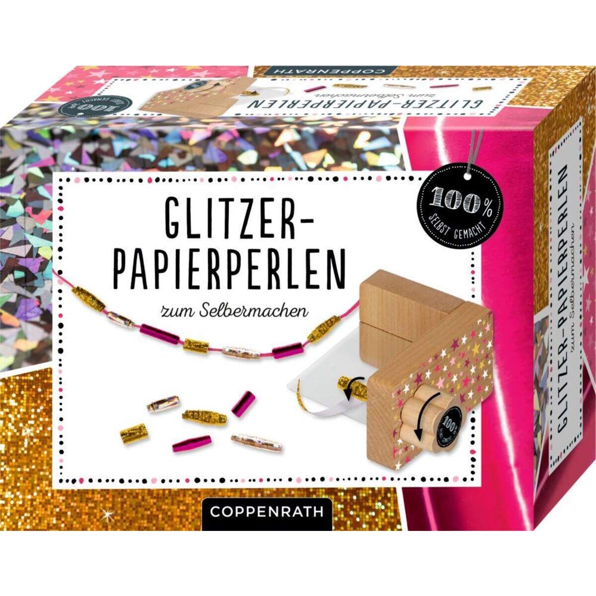 Coppenrath Verlag Glitzer-Papierperlen zum Selbermachen (100% selbst gemacht)