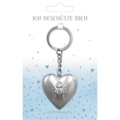 Coppenrath Verlag Schlüsselanhänger Ich beschütze dich - Herz mit Schutzengel