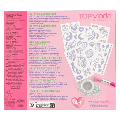 Depesche TOPModel Glitzer Tattoo Set BEAUTY and ME