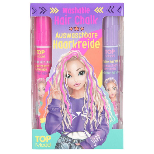 Depesche TOPModel Haarkreidestifte, 1 Packung mit 2 Stiften, 2-fach sortiert